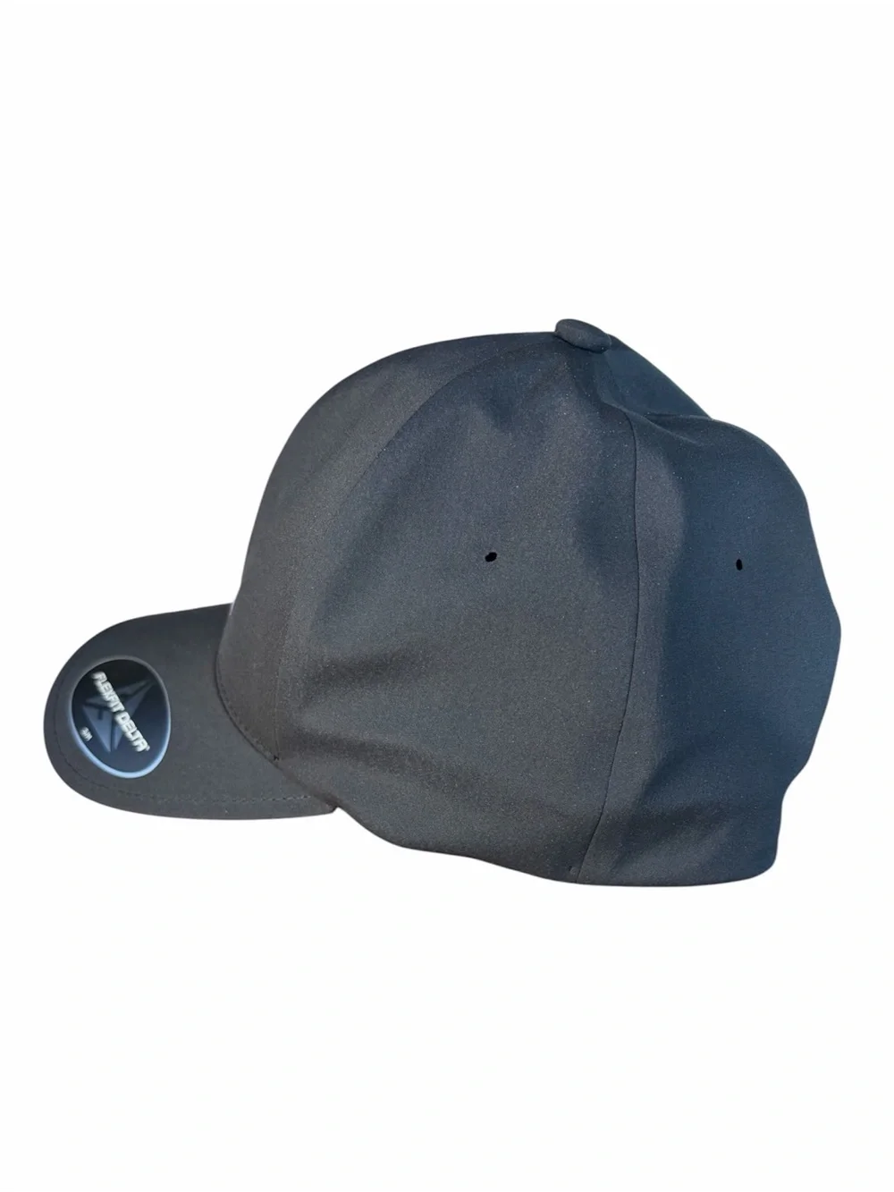 Midori Port Authority Black Baseball Cap - Flexfit Delta Size S/M